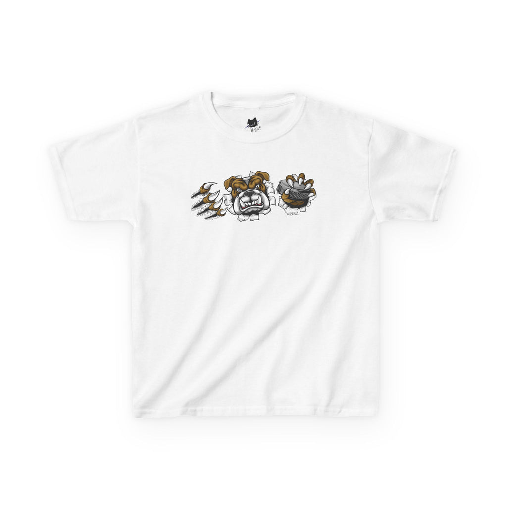 Kids Cartoon Bulldog Tee | Fun Graphic Tee, Cute Kids T-Shirt, Animal Lover Gift, Casual Wear, Birthday Gift