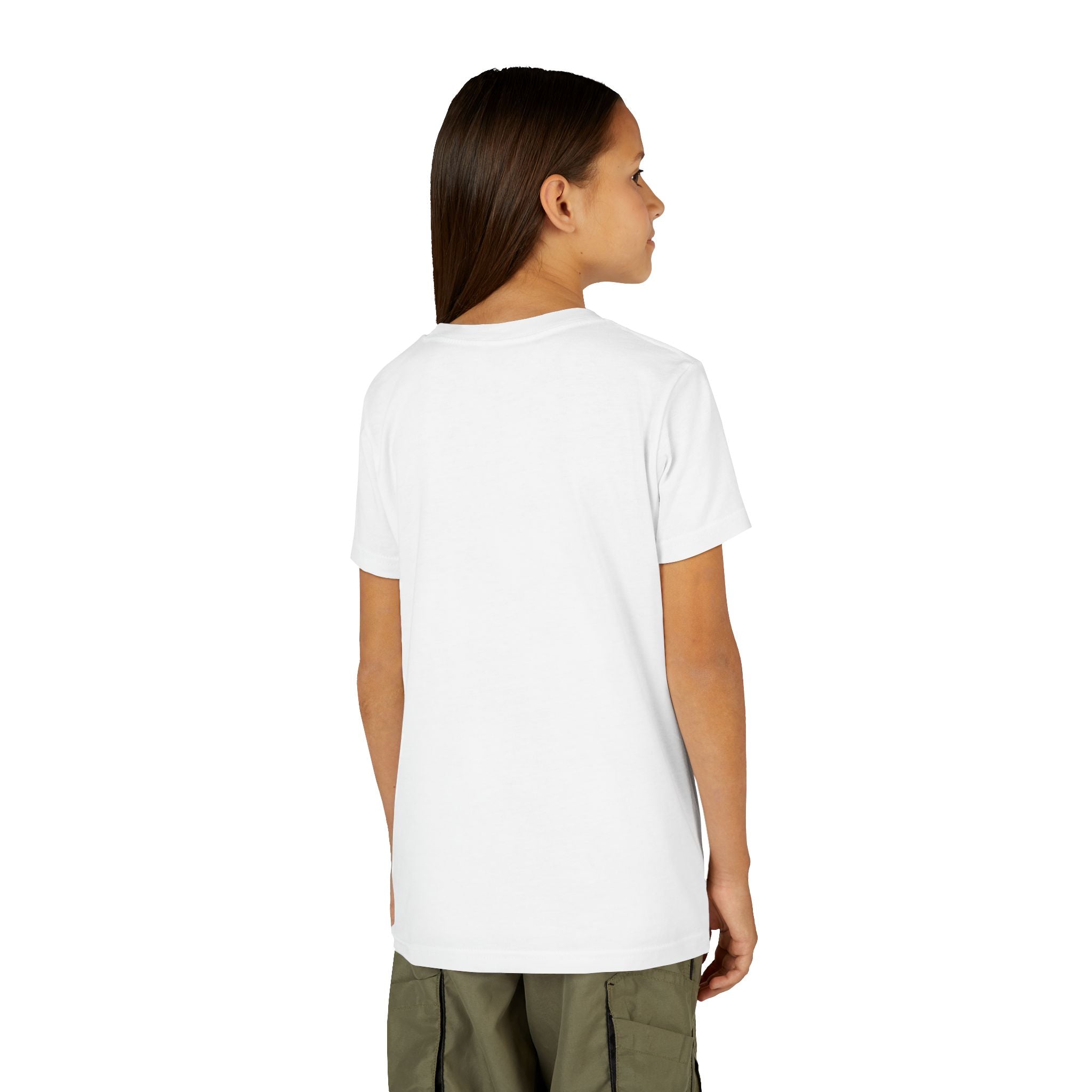 Playful Heart Friends Youth Tee, Kids Graphic T-Shirt, Cute Short Sleeve