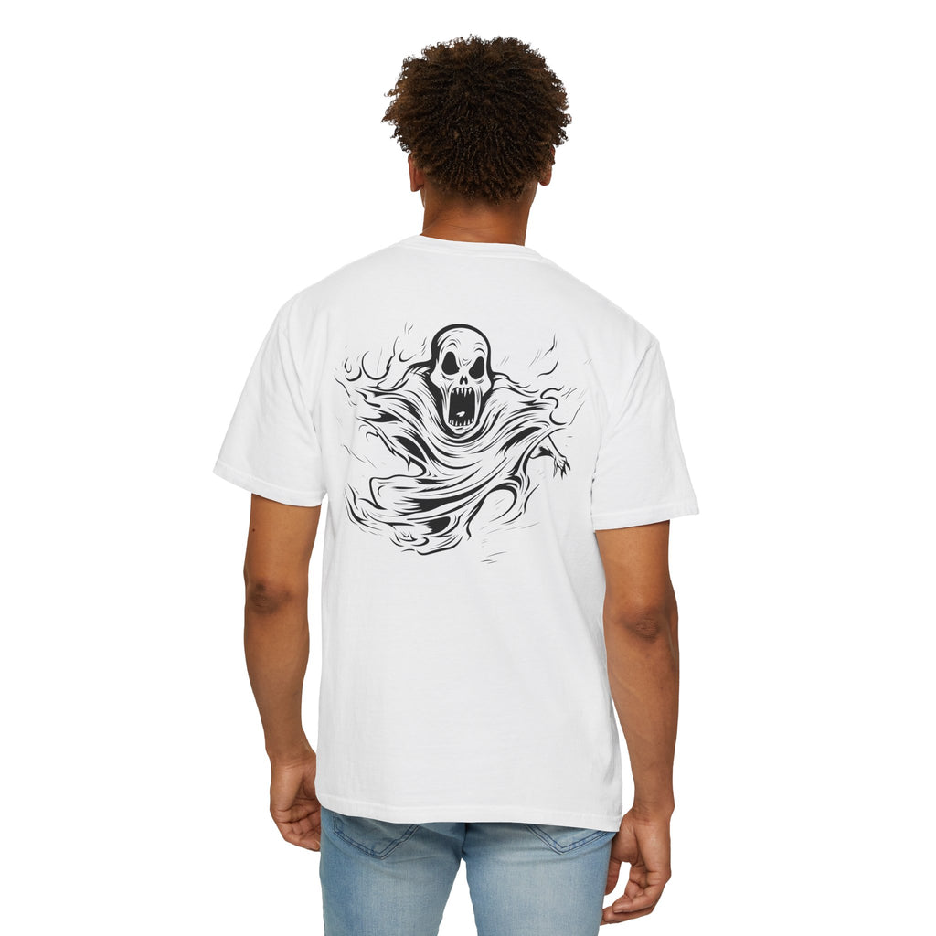 Spooky Night Unisex T-Shirt | Halloween Shirt, Ghost Tee, Casual Wear, Gift for Him & Her, Festive Graphic Tee
