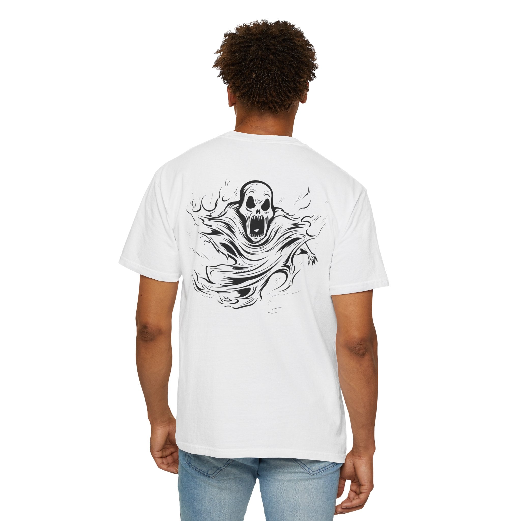 Spooky Night Unisex T-Shirt | Halloween Shirt, Ghost Tee, Casual Wear, Gift for Him & Her, Festive Graphic Tee