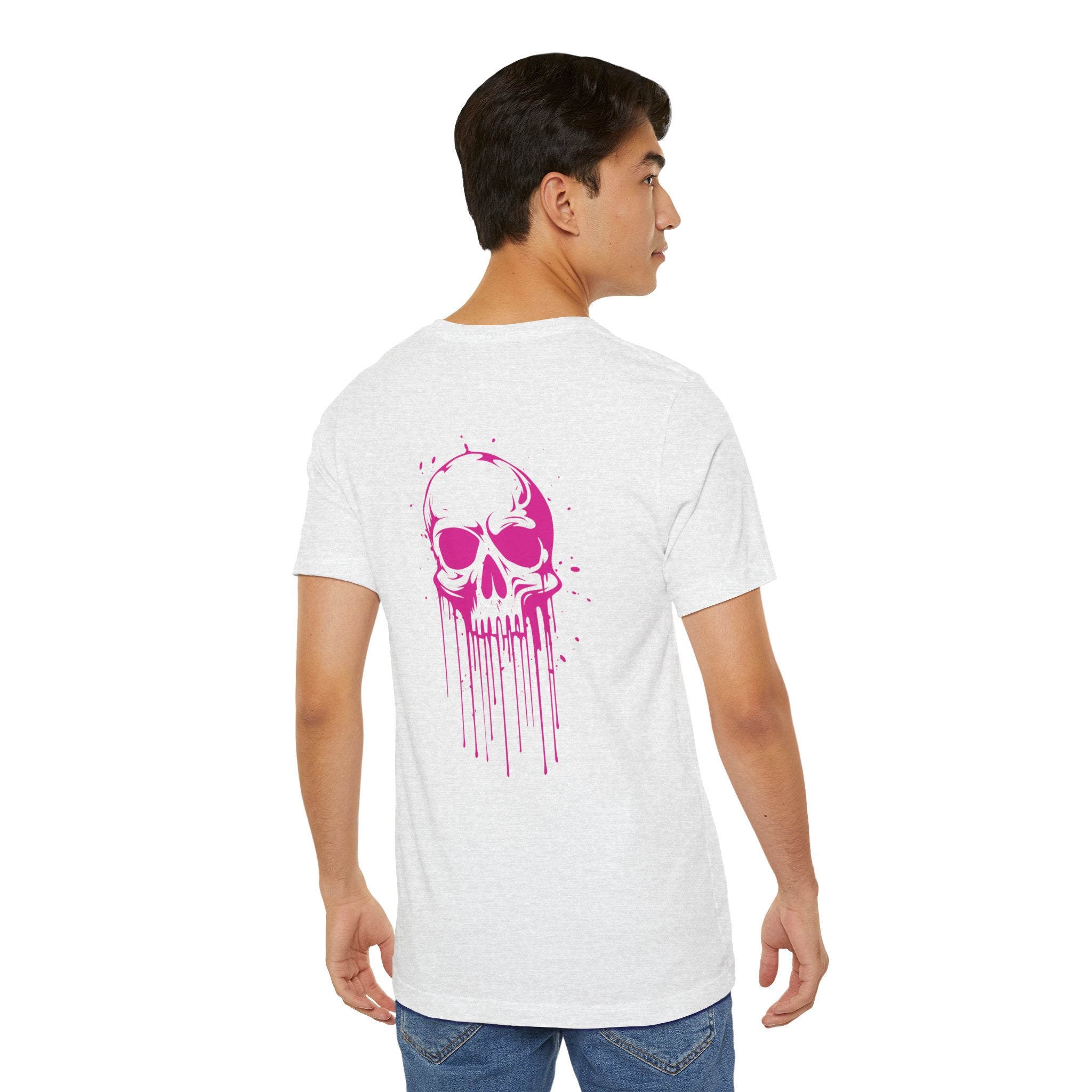 Edgy Graphic Tee with Skull and Lips, Unisex T-Shirt for Trendsetters, Casual Wear, Festival Outfit, Gift for Her/Him
