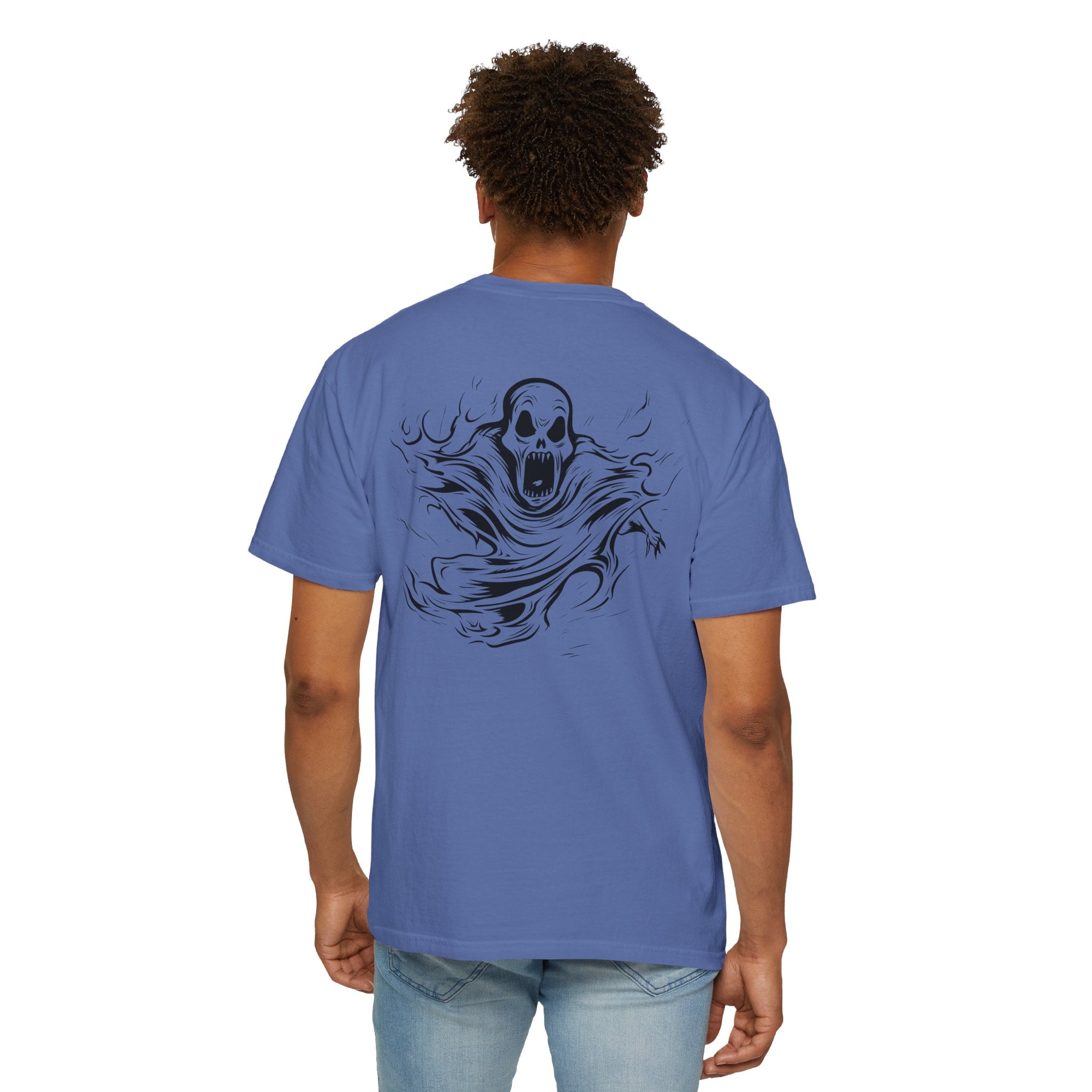 Spooky Night Unisex T-Shirt | Halloween Shirt, Ghost Tee, Casual Wear, Gift for Him & Her, Festive Graphic Tee