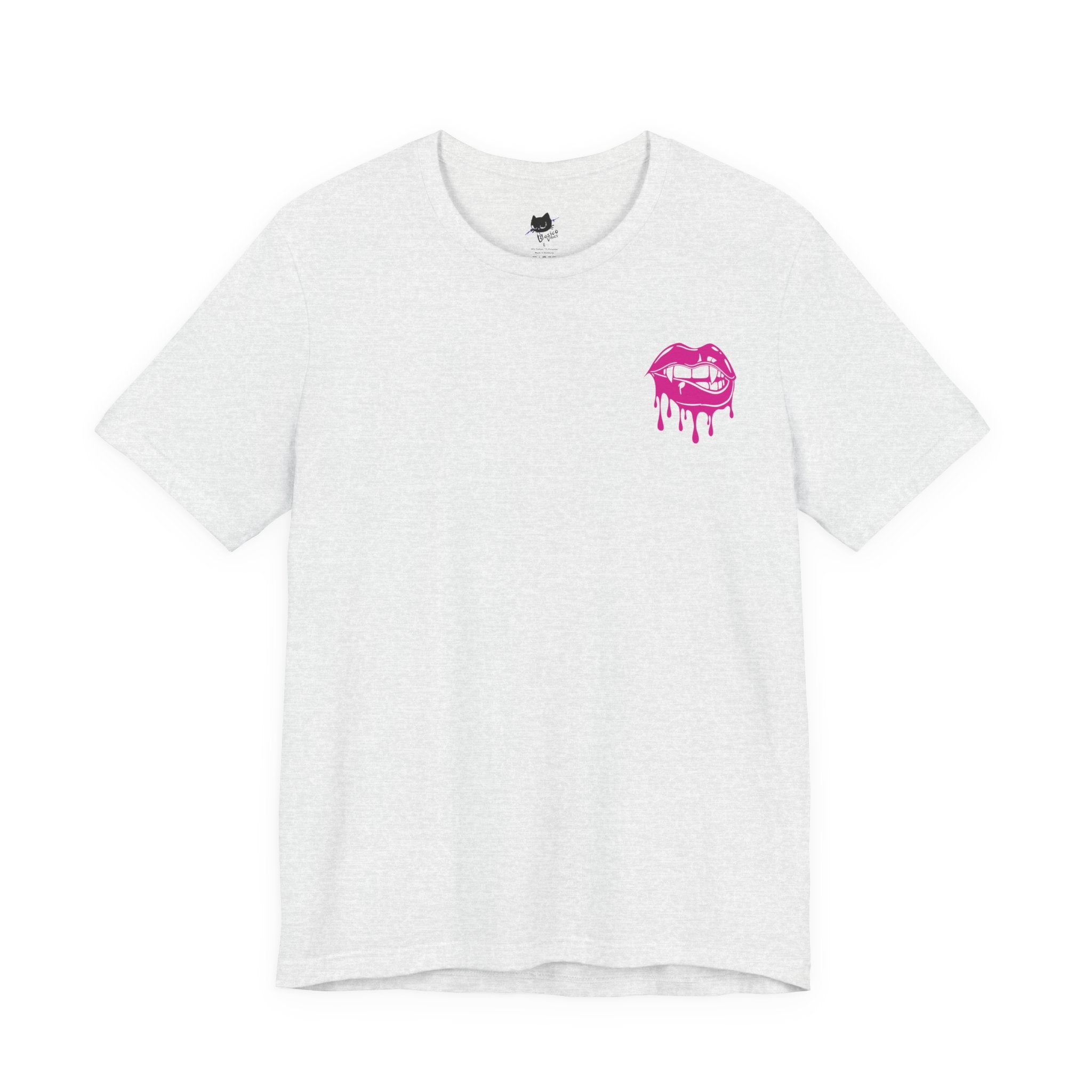 Edgy Graphic Tee with Skull and Lips, Unisex T-Shirt for Trendsetters, Casual Wear, Festival Outfit, Gift for Her/Him
