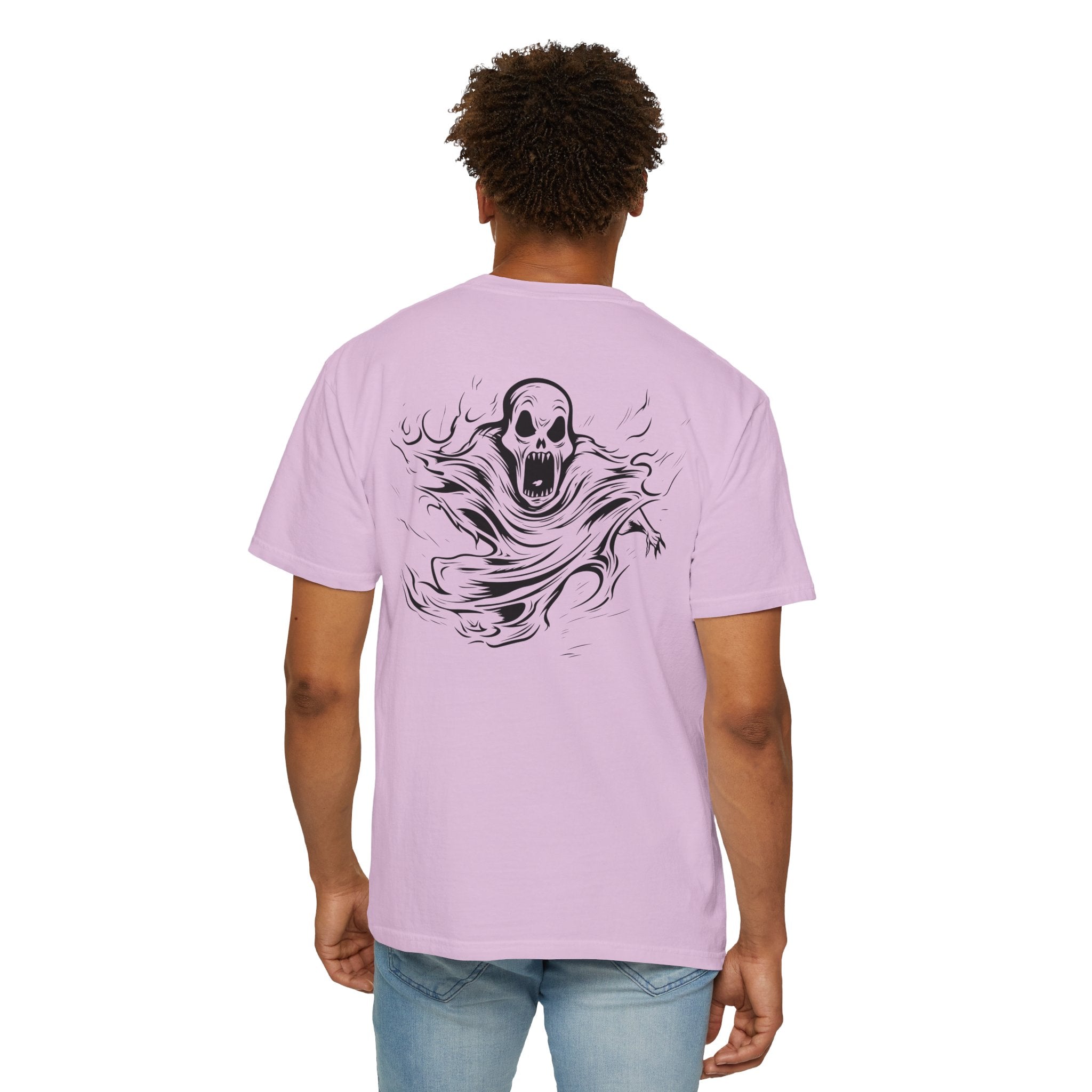 Spooky Night Unisex T-Shirt | Halloween Shirt, Ghost Tee, Casual Wear, Gift for Him & Her, Festive Graphic Tee