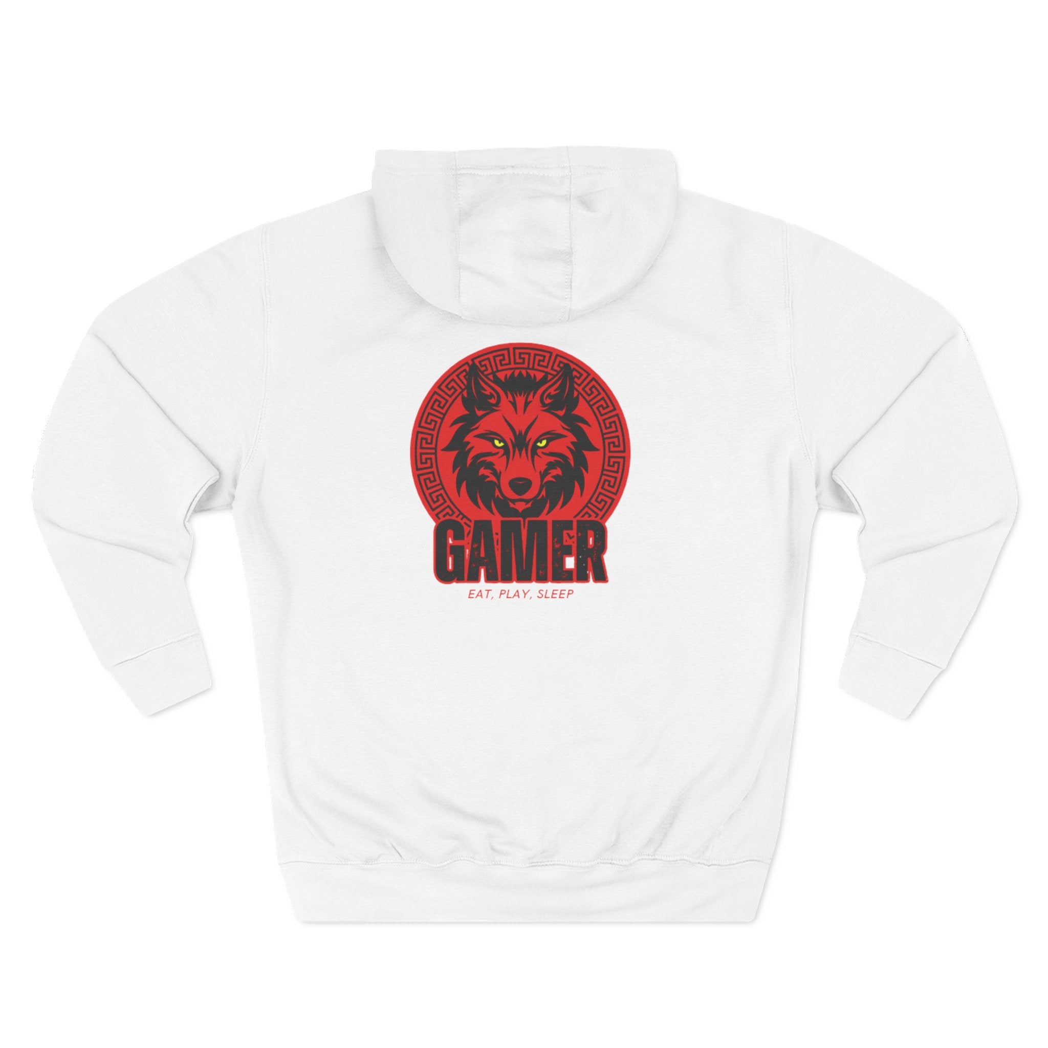 Fleece Hoodie Gamer Eat, Play, Sleep Design