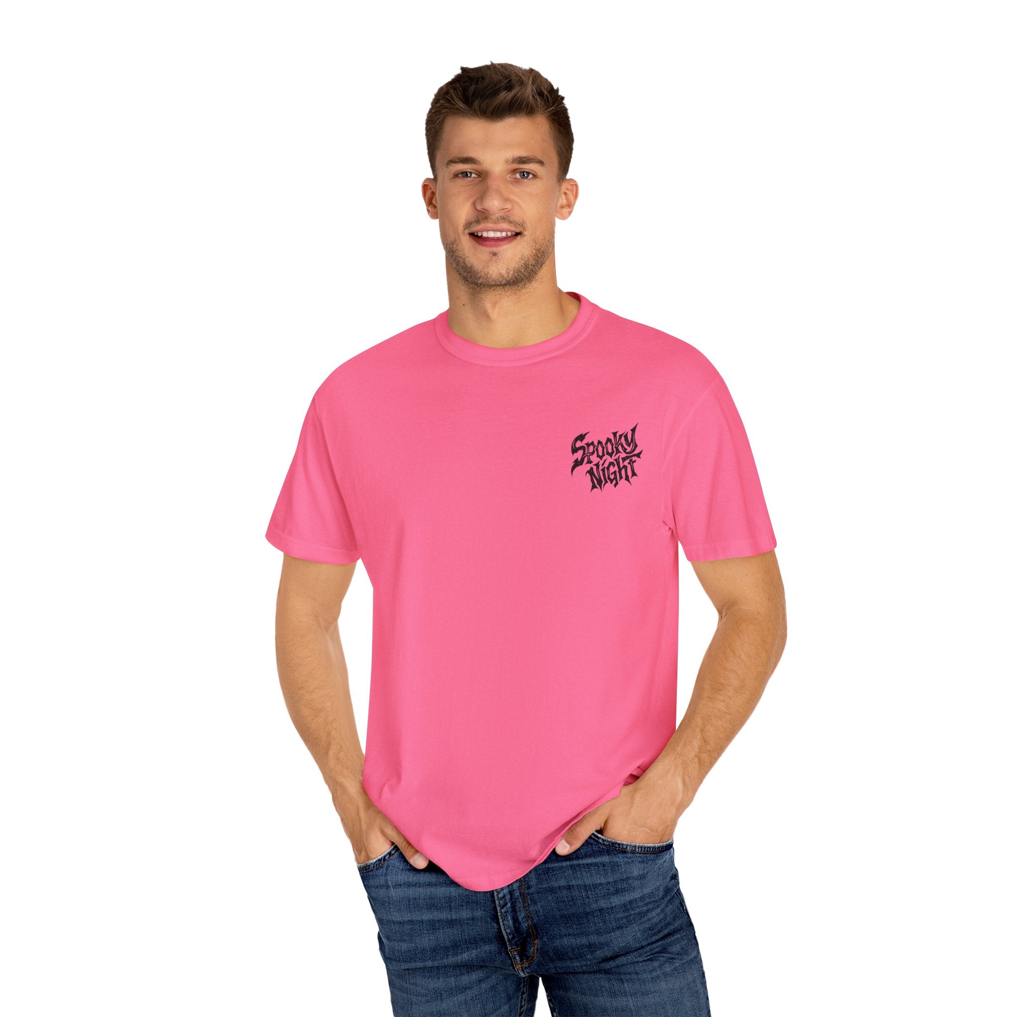 Spooky Night Unisex T-Shirt | Halloween Shirt, Ghost Tee, Casual Wear, Gift for Him & Her, Festive Graphic Tee