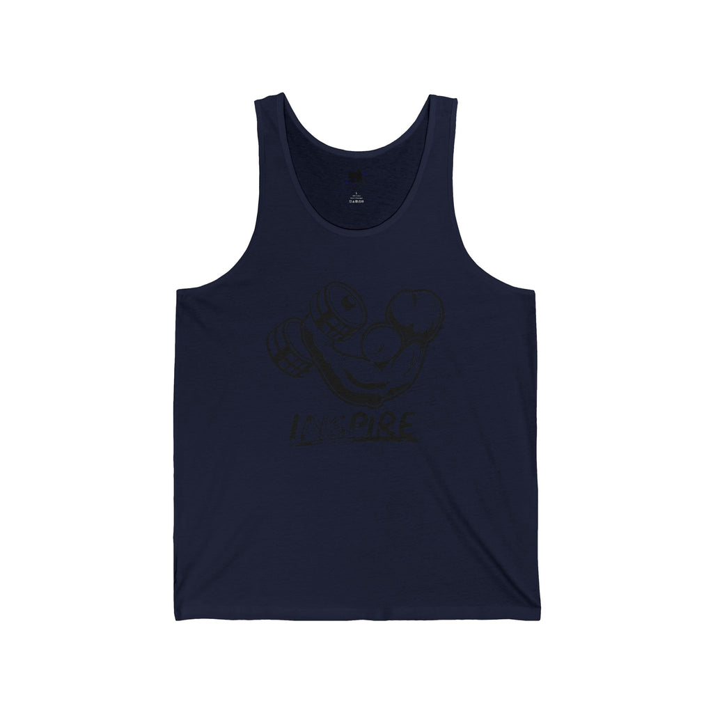 Inspire Fitness Tank Top, Unisex Workout Shirt, Motivational Gym Apparel, Perfect for Gifts, Summer Exercise Wear