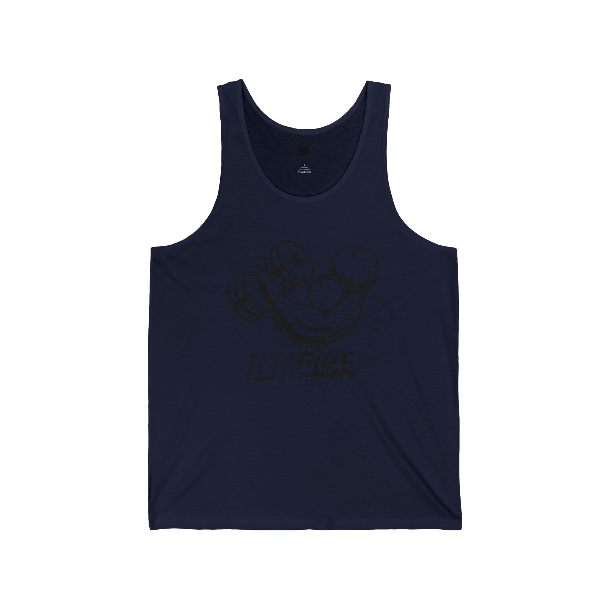 Inspire Fitness Tank Top, Unisex Workout Shirt, Motivational Gym Apparel, Perfect for Gifts, Summer Exercise Wear