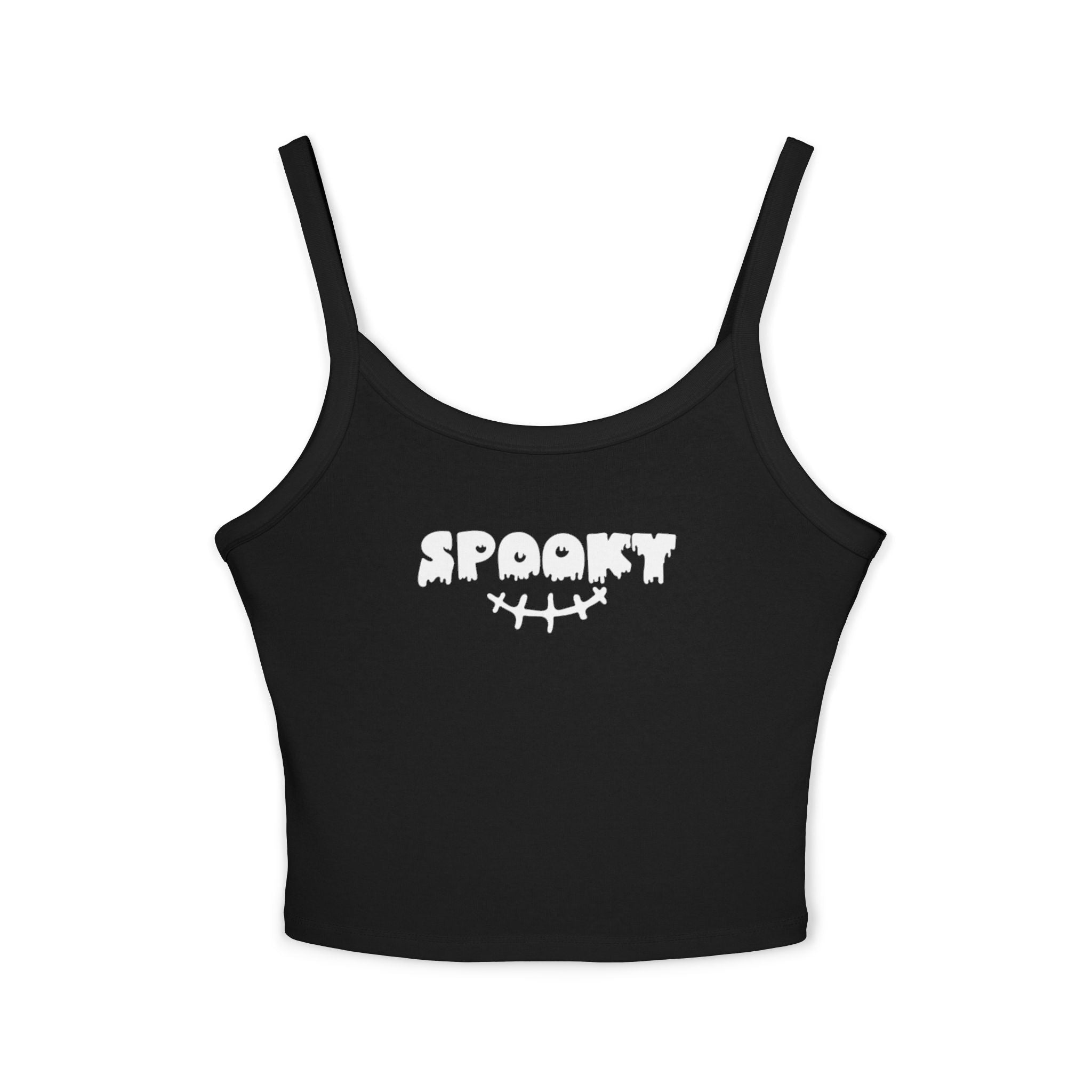 Spooky Women's Spaghetti Strap Tank Top | Halloween Top, Casual Wear, Summer Fashion, Festival Style, Boho Outfit