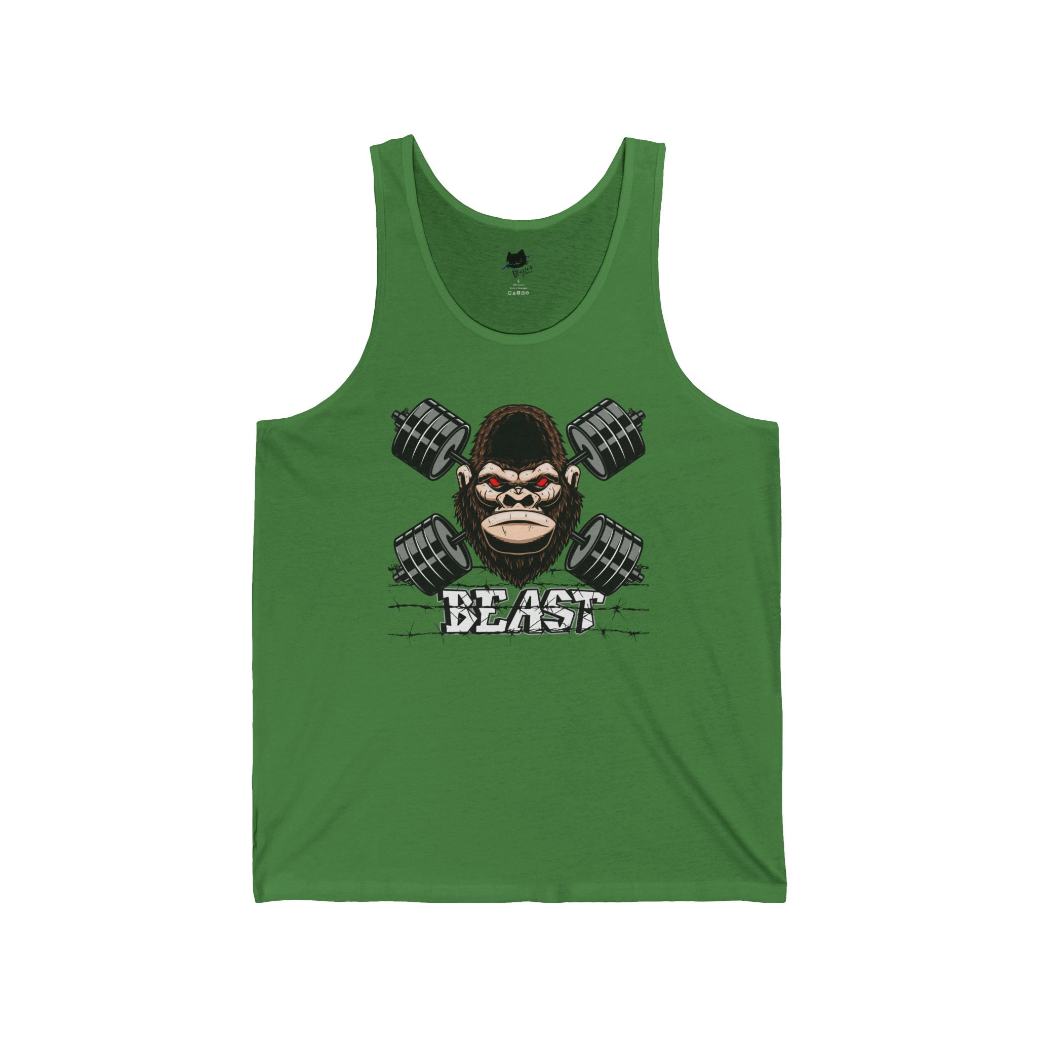 Beast Mode Unisex Jersey Tank - Gym Wear, Fitness Apparel, Muscle Tank Top, Cute Workout Shirt, Motivational Clothing