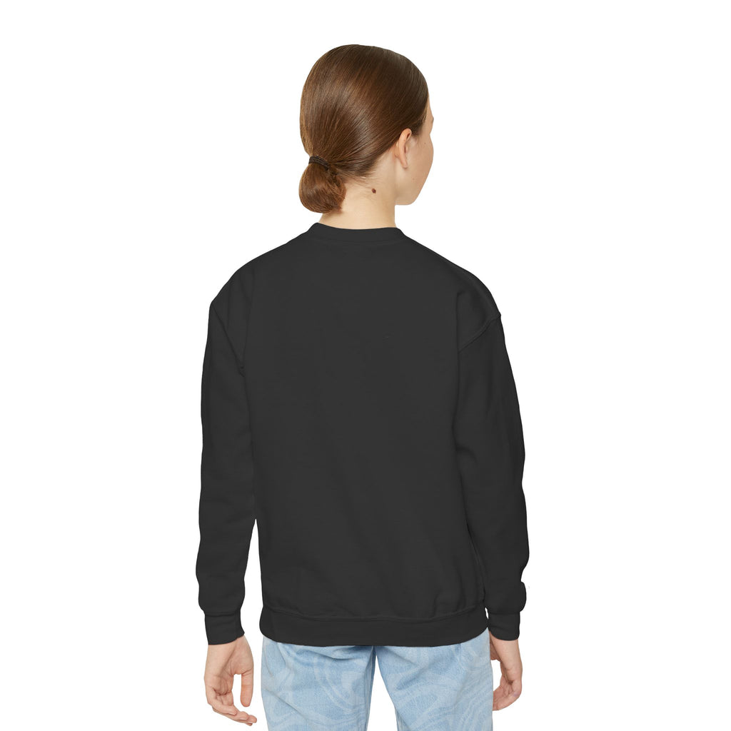 Colorful Heart Youth Crewneck Sweatshirt, Kids Apparel, Cute Sweatshirt, Love Themed Clothing