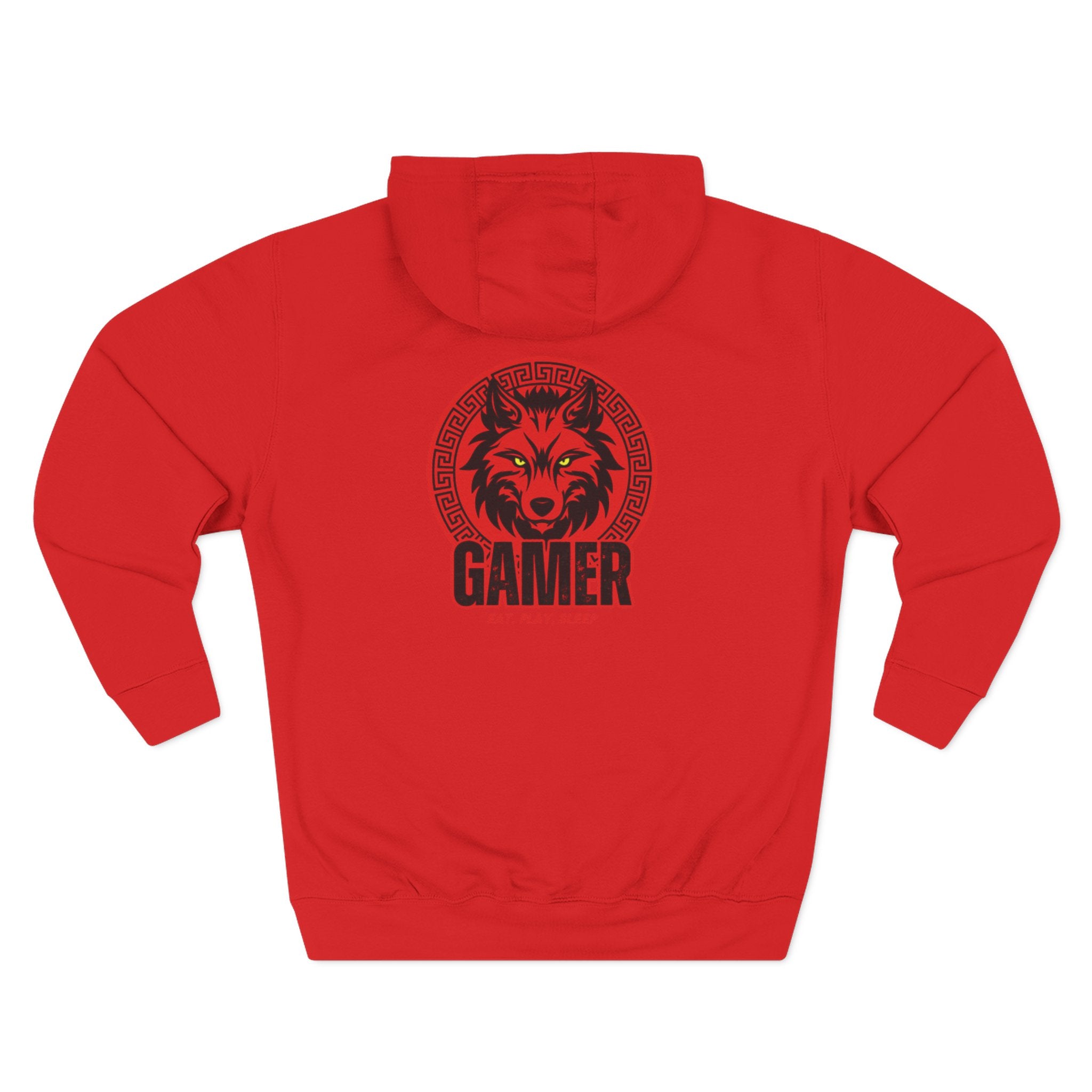 Fleece Hoodie Gamer Eat, Play, Sleep Design