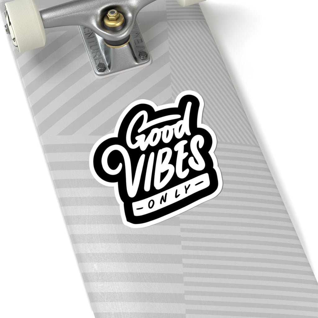 Good Vibes Only Stickers | Kiss-Cut Stickers for Laptops, Water Bottles, Journals, Scrapbooking, Gifts