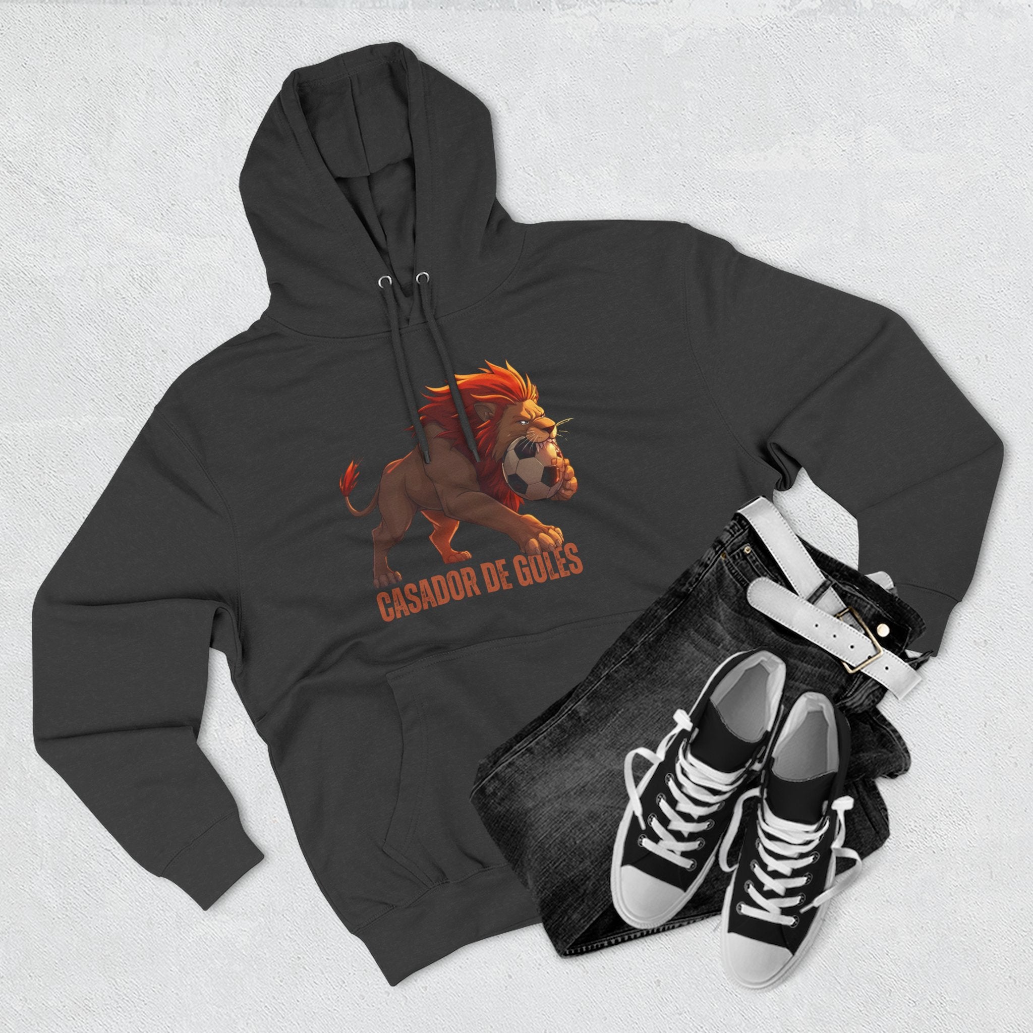 Fleece Hoodie - Casador De Goles Soccer Fans Gift