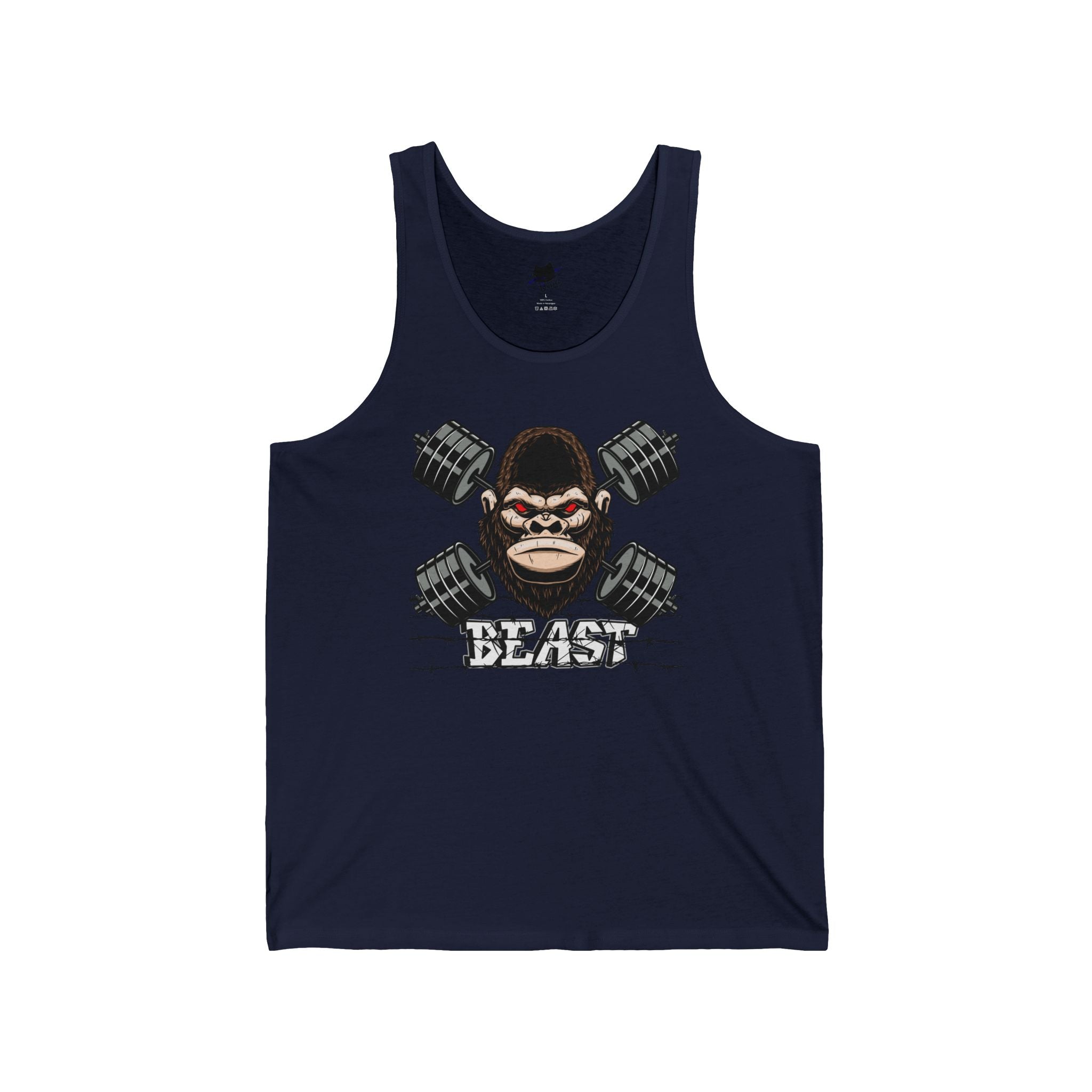 Beast Mode Unisex Jersey Tank - Gym Wear, Fitness Apparel, Muscle Tank Top, Cute Workout Shirt, Motivational Clothing