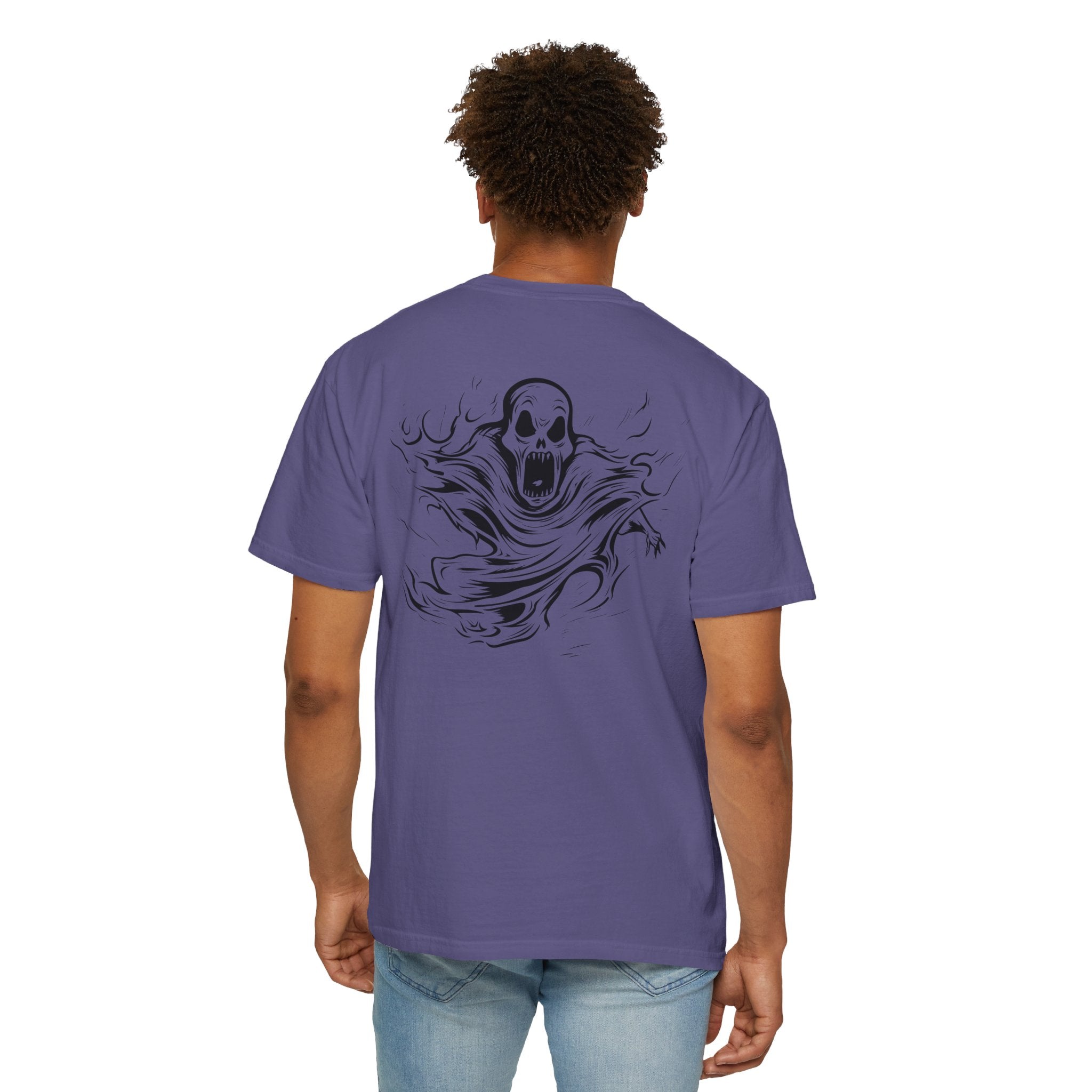 Spooky Night Unisex T-Shirt | Halloween Shirt, Ghost Tee, Casual Wear, Gift for Him & Her, Festive Graphic Tee