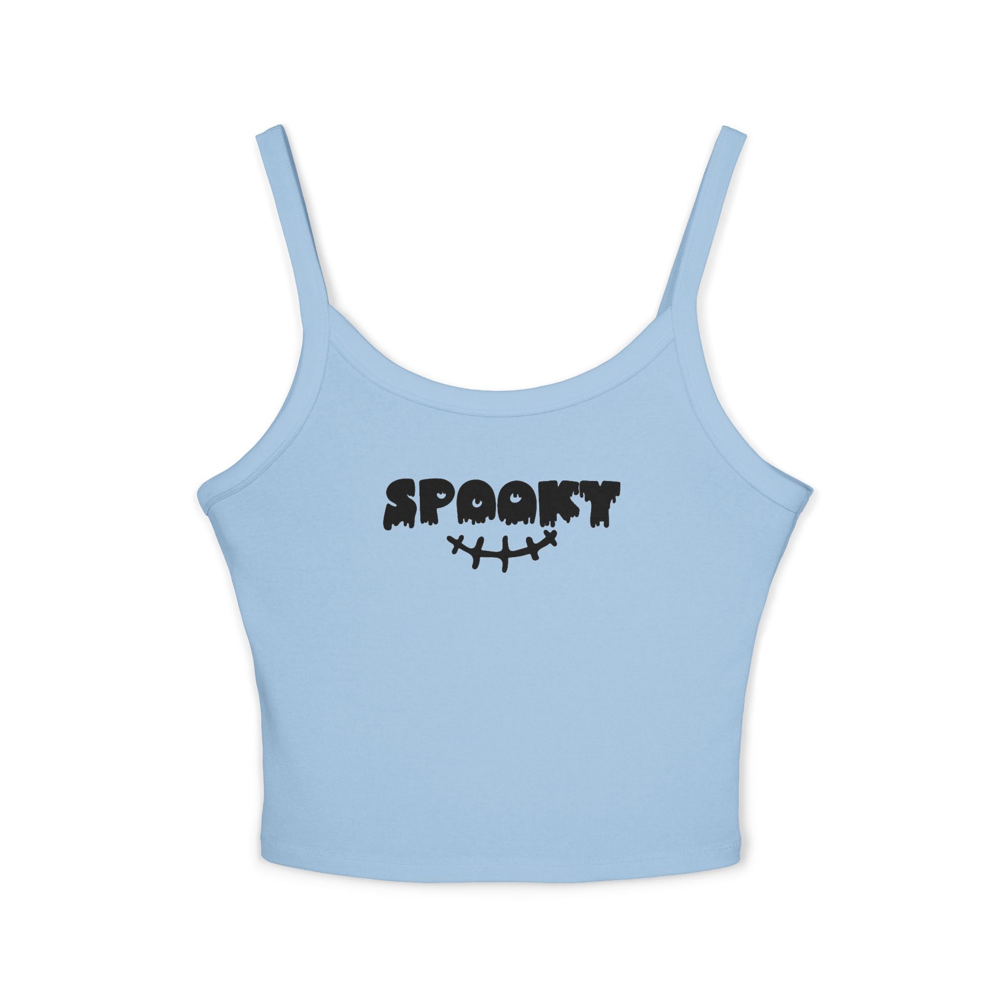 Spooky Women's Spaghetti Strap Tank Top | Halloween Top, Casual Wear, Summer Fashion, Festival Style, Boho Outfit