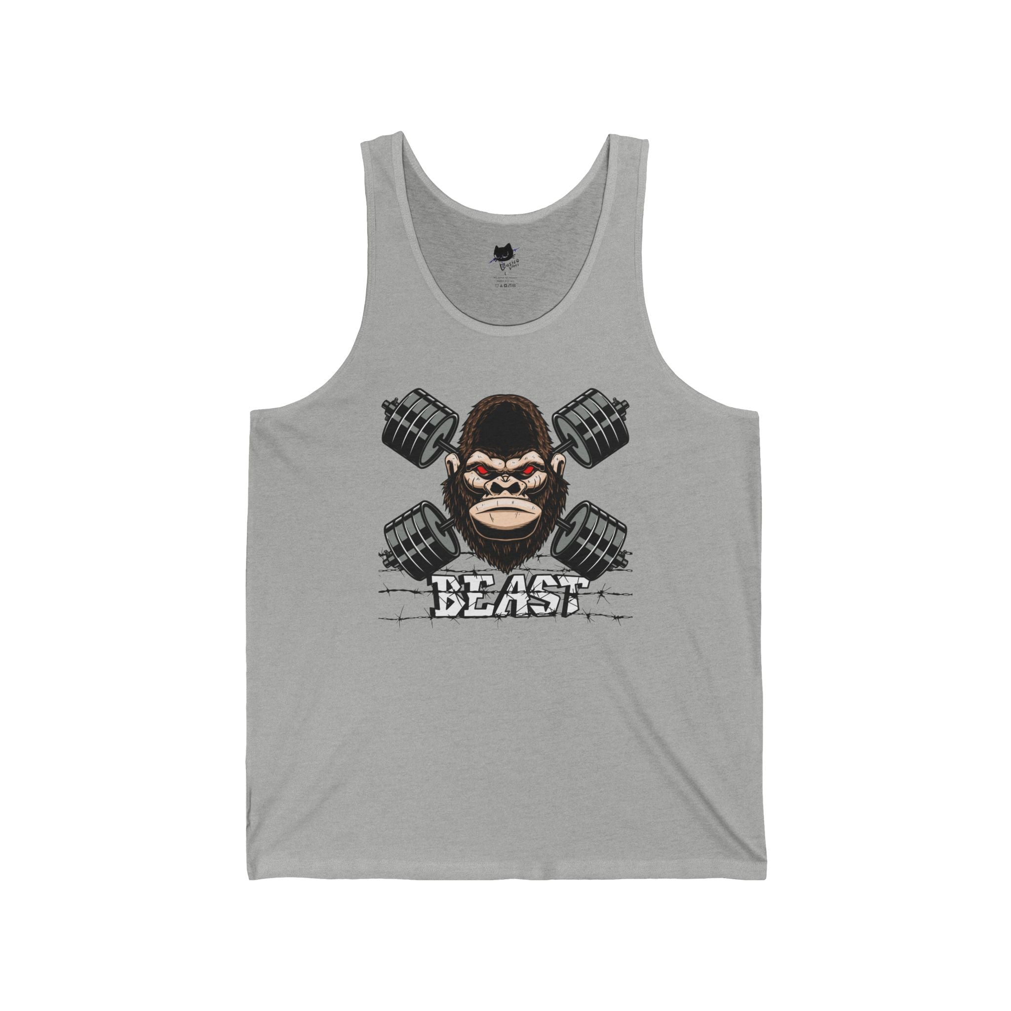 Beast Mode Unisex Jersey Tank - Gym Wear, Fitness Apparel, Muscle Tank Top, Cute Workout Shirt, Motivational Clothing