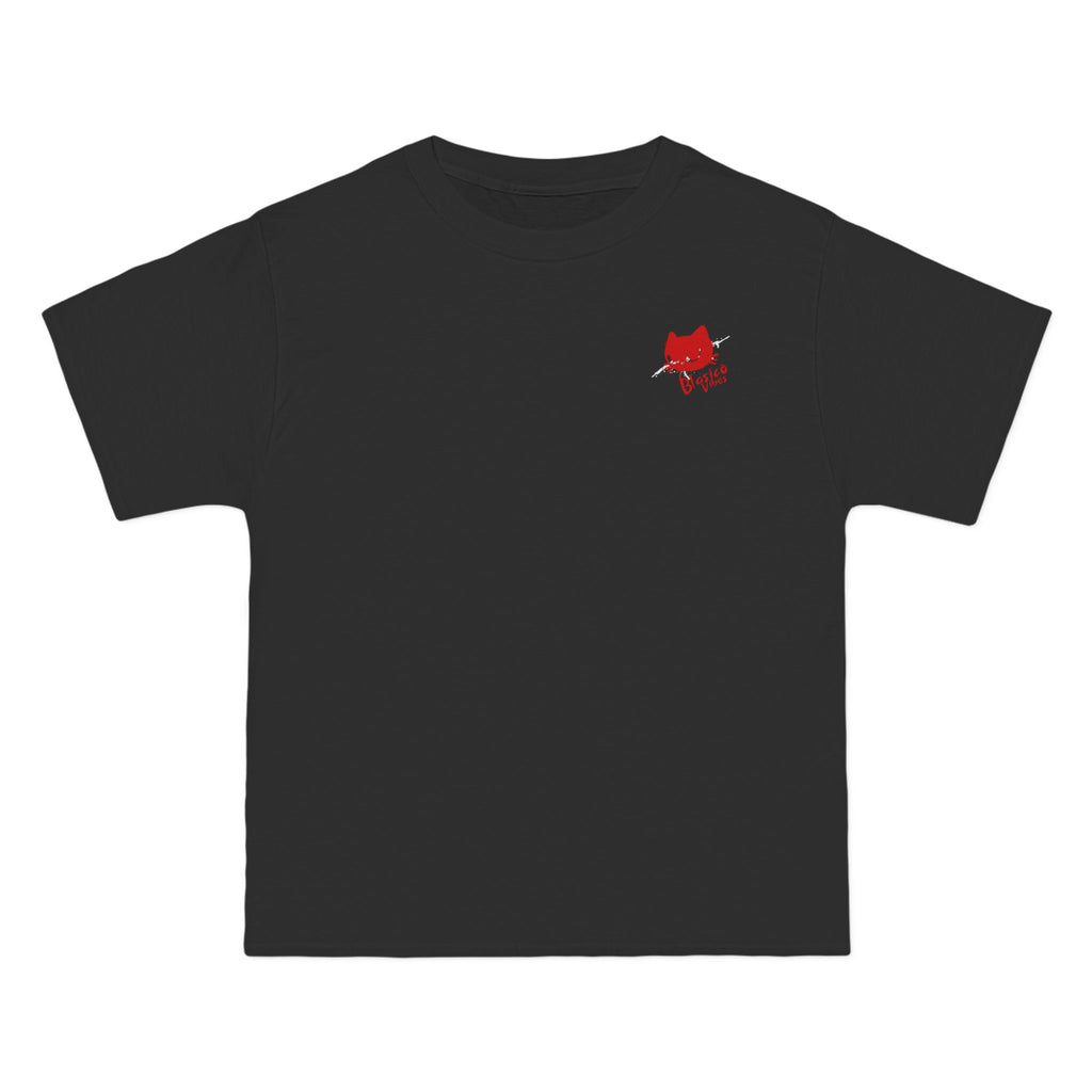 Edgy Graphic Tee with Dripping Lips Design | Casual Streetwear, Unique Gift, Trendy T-shirt, Artful Apparel, Everyday Wear